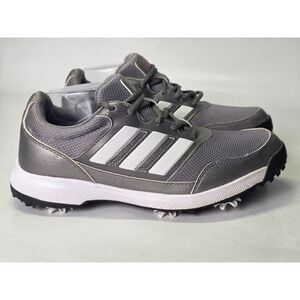 Adidas Tech Response 2.0 Men's Golf Shoes Size 8.5 Gray White Soft Spike EE9420